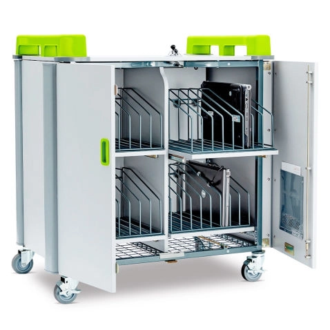 Artikelbild des Artikels “Laptop-Trolley LapCabby 32V – Sicheres Laden & Transport für Schulen “