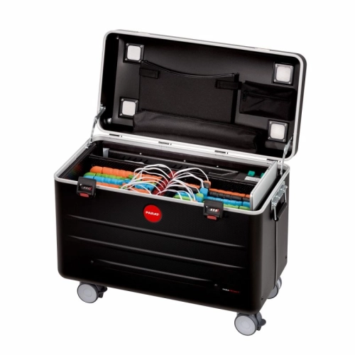 Artikelbild des Artikels “PARAPROJECT®CASE I16 – Lade- und Sync-Einheit für 16 iPads in Schulen farbe“