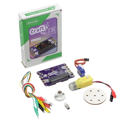 Artikelbild des Artikels “Kitronik Craft & Code für BBC micro:bit – Kreatives Coding-Set “