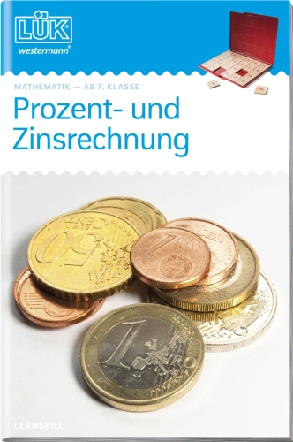 Artikelbild des Artikels “LÜK Prozent- und Zinsrechnung – Ab Klasse 7 verständlich üben “