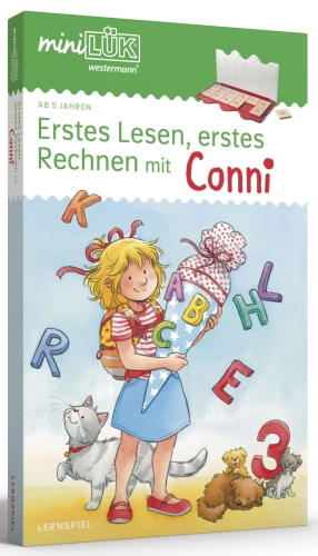 Artikelbild des Artikels “miniLÜK Set mit Conni – Erstes Lesen und Rechnen ab 6 Jahren “