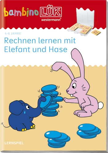 Artikelbild des Artikels “bambinoLÜK – Erstes Rechnen mit Elefant und Hase: Zahlen lernen ab 4 Jahren “