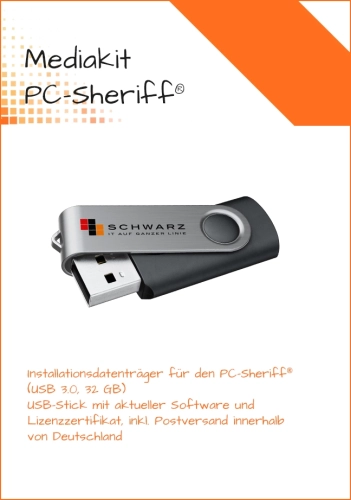 Artikelbild des Artikels “PC-SHERIFF Mediakit – USB-Stick für Schulinstallation “