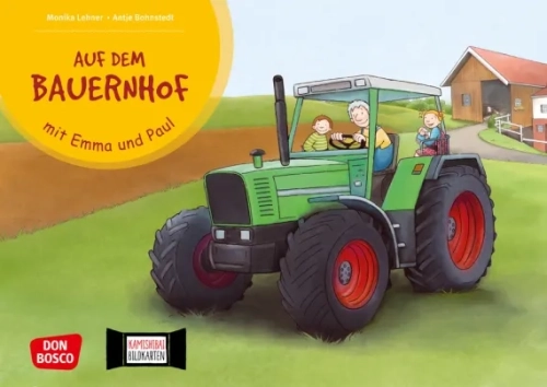Artikelbild des Artikels “Auf dem Bauernhof mit Emma und Paul – Kamishibai Bildkarten “