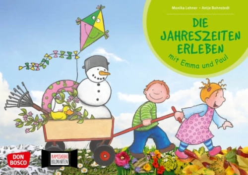 Artikelbild des Artikels “Kamishibai Jahreszeiten mit Emma und Paul – Bildkartenset “