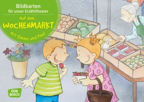 Artikelbild des Artikels “Emma und Paul – Bildkartenset Wochenmarkt (DIN A3) “