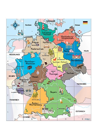 Artikelbild des Artikels “Bee-Bot Deutschland Matte – Geografie & Coding für die Grundschule “