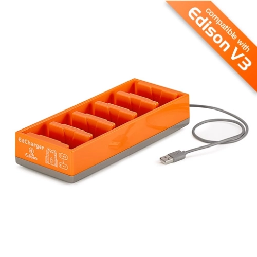 Artikelbild des Artikels “EdCharger – Ladelösung für 5 Edison V3 Roboter in Schulen “
