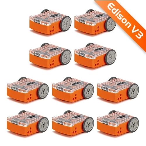 Artikelbild des Artikels “Edison Robot V3 EdPack10 – 10er Lernroboter-Set für Schulen und digitales Lernen “