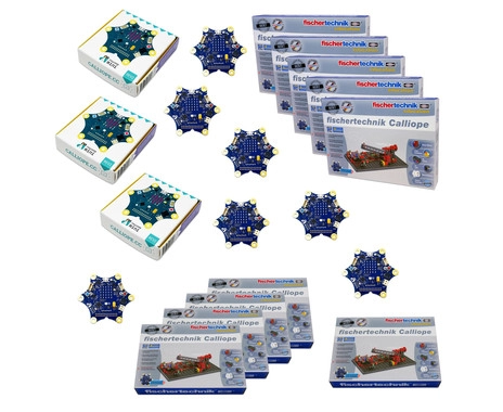 Artikelbild des Artikels “fischertechnik Klassenset 10 x Calliope – Programmieren Grundschule “