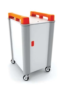 Artikelbild des Artikels “LapCabby 10V – Notebook-Ladewagen für 10 Geräte bis 19 Zoll “