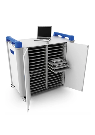 Artikelbild des Artikels “LapCabby 32H – Laptop-Trolley für 32 Geräte “