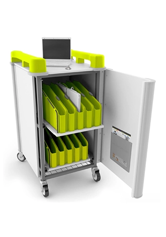 Artikelbild des Artikels “LapCabby Mini 20V – Tablet-Trolley für Schulen “