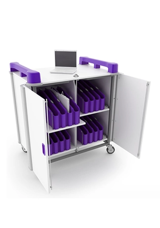 Artikelbild des Artikels “LapCabby Mini 32V – Tablet-Trolley für Schulen “