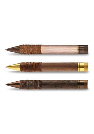 Artikelbild des Artikels “e+m Melange Walnuss – Drehkugelschreiber & Bleistift “