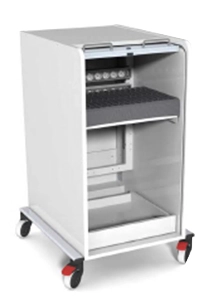 Artikelbild des Artikels “Tabletwagen TB16 – Mobiler Lade- & Transportwagen für 16 Tablets und Drucker “