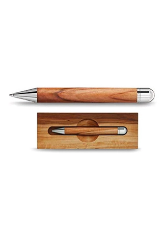 Artikelbild des Artikels “Wood-in-Wood Drehkugelschreiber – Elegantes Schreibgerät aus Naturholz “