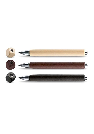 Artikelbild des Artikels “WORKMAN LONG + CUBE – Fallminenstift mit Anspitzer aus Holz “