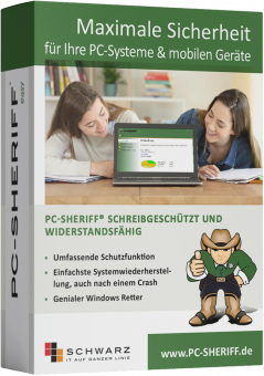 Artikelbild 1 des Artikels “PC-SHERIFF easy – Systemschutz für Schulgeräte (25 EDU) “