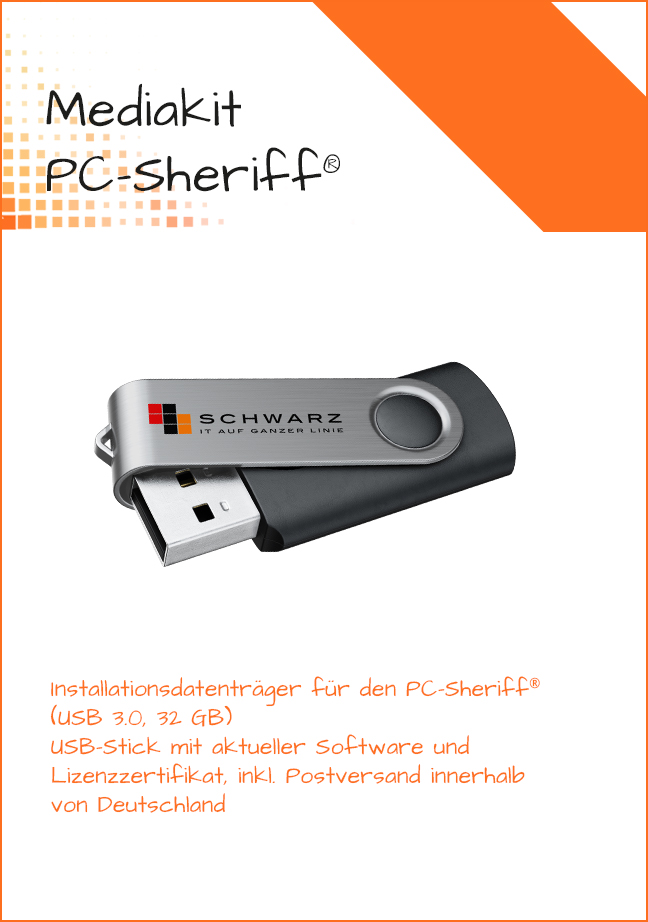 Artikelbild 1 des Artikels “PC-SHERIFF Mediakit – USB-Stick für Schulinstallation “