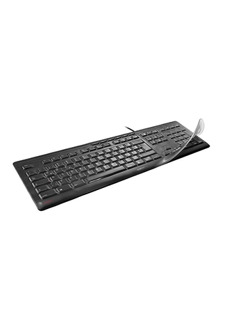 Artikelbild 1 des Artikels “Cherry WetEx Tastaturschutz – Hygienischer Schutz für Schulen “