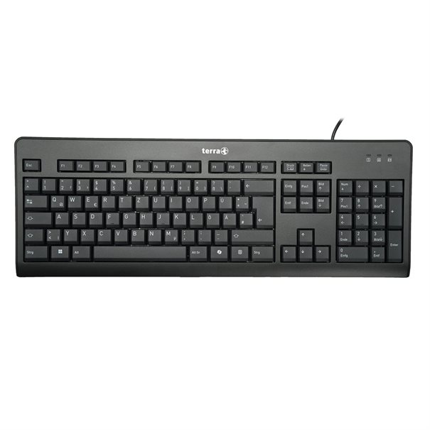 Artikelbild 1 des Artikels “TERRA Keyboard 1500 – Ergonomische USB-Tastatur mit Copilot “