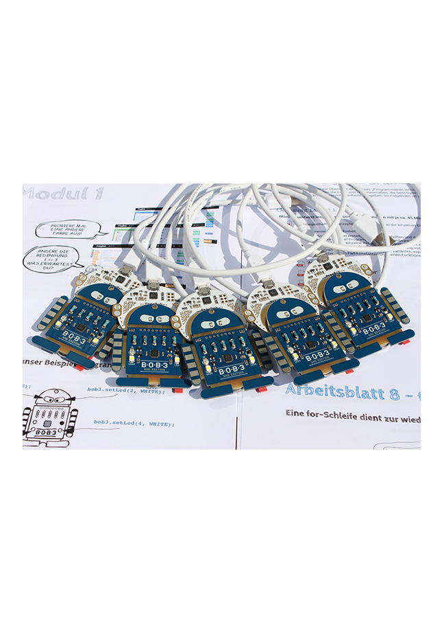 Artikelbild 2 des Artikels “BOB3 Sekundarstufenset 1 – Robotik & C/C++ Programmierung für Sek I “