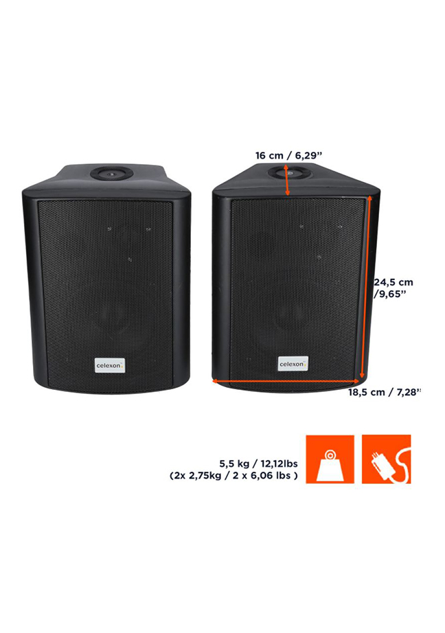 Artikelbild 2 des Artikels “celexon Aktivlautsprecher Set 2-Wege 525-B – Kraftvoller Sound für Schule & Büro “
