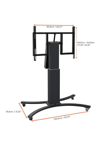 Artikelbild 2 des Artikels “celexon Adjust-V4270B Display-Rollwagen – Elektrisch höhenverstellbar mit Kippfunktion “