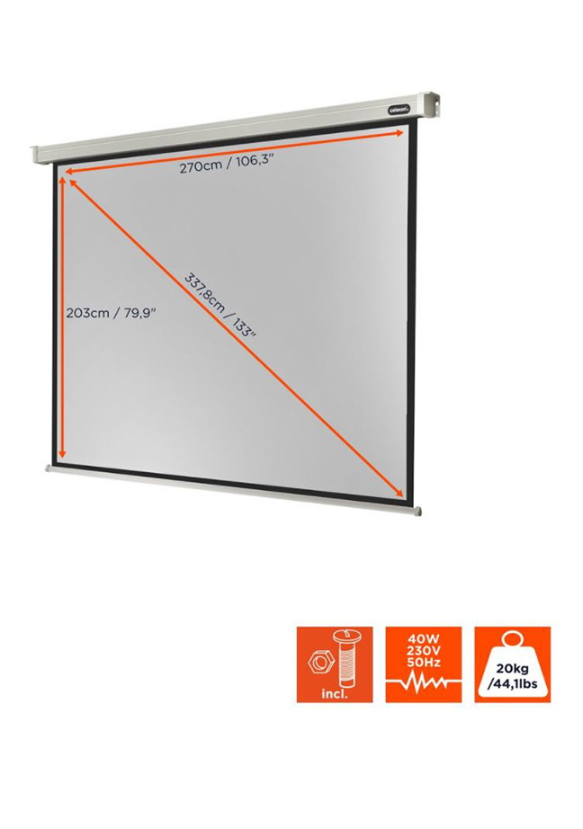 Artikelbild 2 des Artikels “celexon Motorleinwand 280 x 210 cm – Elektrische Leinwand für Schule & Konferenz “
