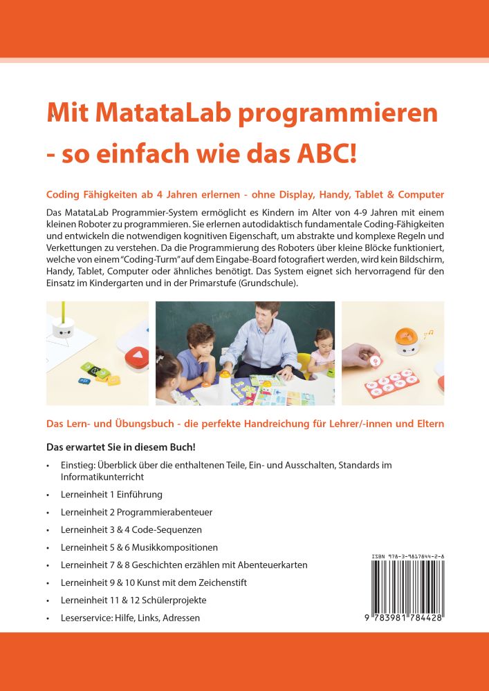 Artikelbild 2 des Artikels “MatataLab Curriculum Buch – Coding ohne Bildschirm “