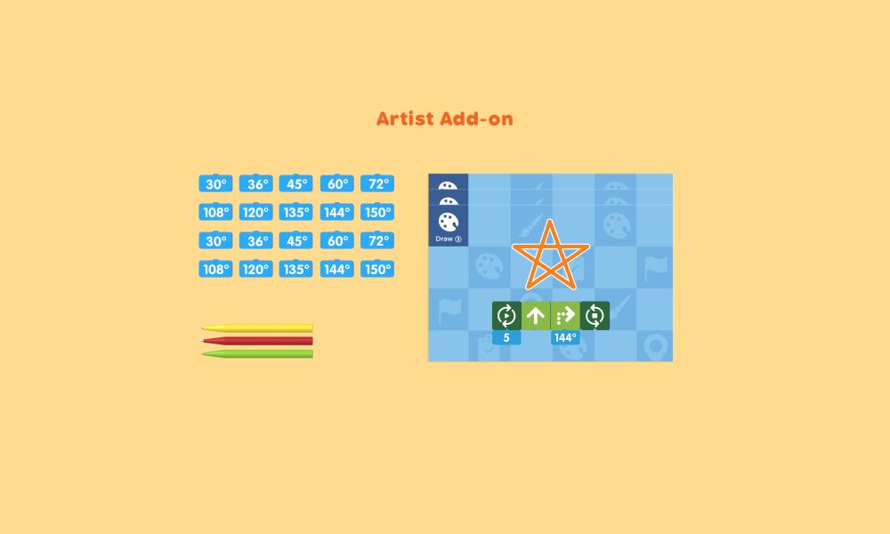 Artikelbild 2 des Artikels “MatataLab Kunst & Geometrie – Programmieren ohne Bildschirm für Kinder “