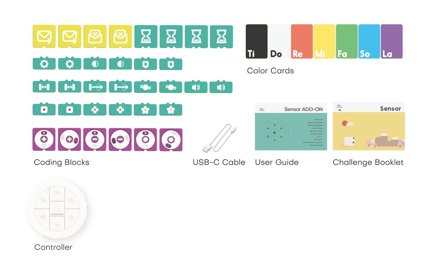 Artikelbild 2 des Artikels “MatataLab Sensorik-Erweiterung – Farben & Sensoren Coding für Kita & Grundschule “