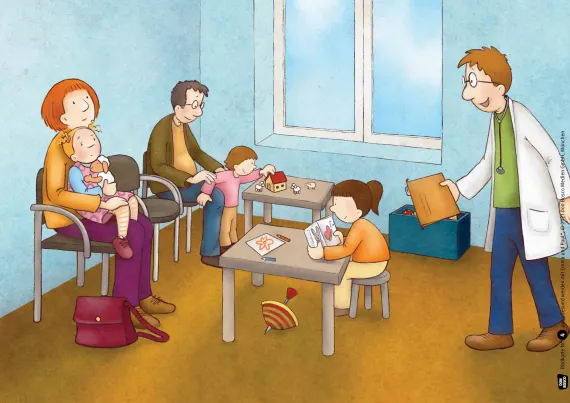 Artikelbild 2 des Artikels “Gesund werden mit Emma und Paul – Kamishibai Bildkarten “
