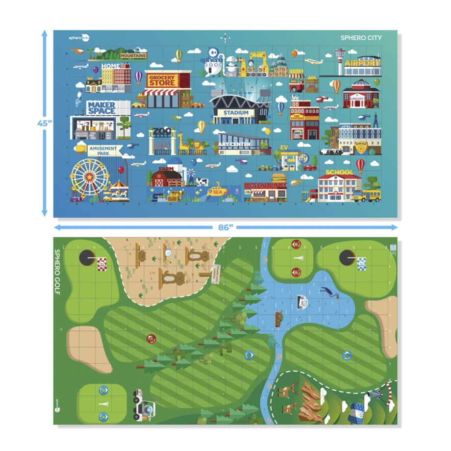 Artikelbild 2 des Artikels “Sphero Code Mat City/Golf – Programmieren & MINT ab 8 Jahren “