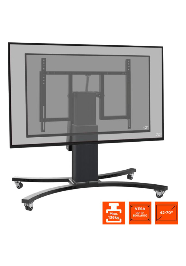 Artikelbild 3 des Artikels “celexon Expert Adjust-V4270B Display-Rollwagen – Elektrisch höhenverstellbar für Schule und Präsentation “
