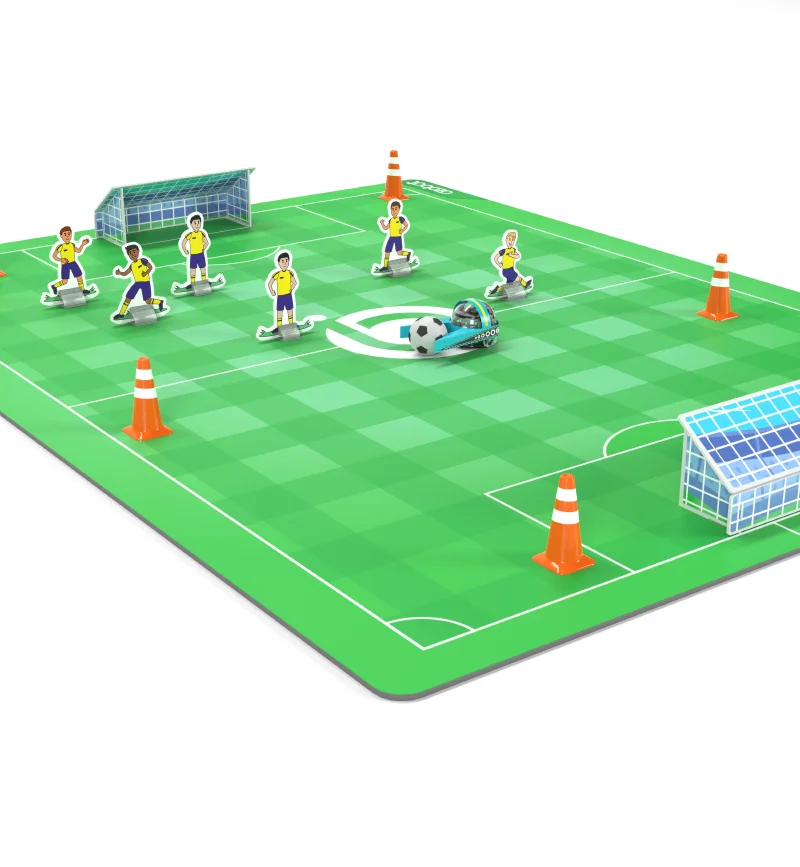 Artikelbild 3 des Artikels “Ozobot Challenge-Matte Fußball – Coding trifft Taktik “