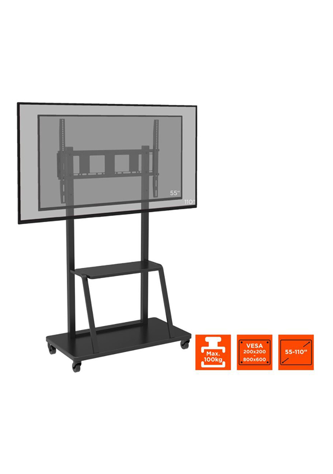 Artikelbild 4 des Artikels “celexon Adjust-55110MP – Display-Rollwagen höhenverstellbar für große Displays “