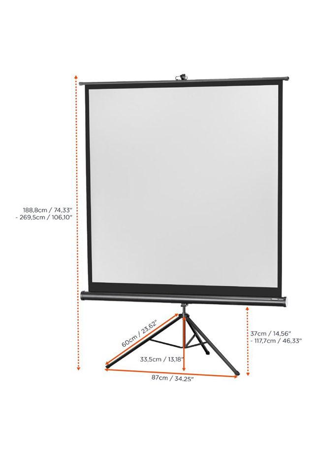 Artikelbild 4 des Artikels “celexon Stativleinwand Economy 133 x 133 cm – Mobile Leinwand für Schule & Bildung “