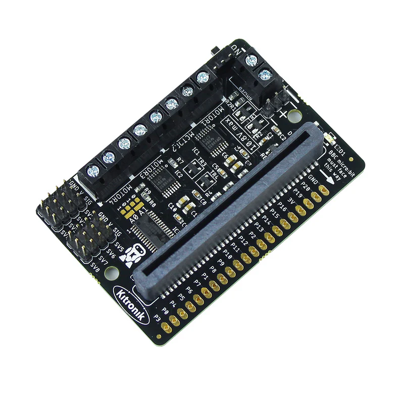 Artikelbild 4 des Artikels “Kitronik Compact Robotics Board – Robotiksteuerung für micro:bit “