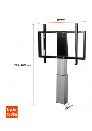 Artikelbild 6 des Artikels “celexon Adjust-42100W – Wandmontierter, elektrisch verstellbarer Display-Ständer “
