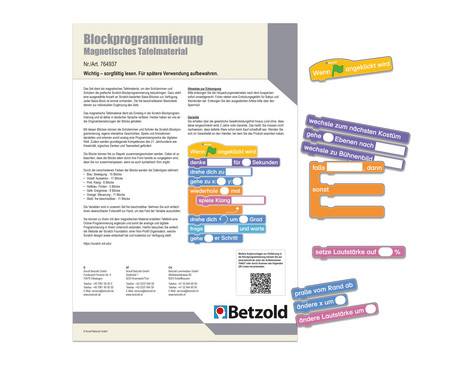 Artikelbild 6 des Artikels “Blockprogrammierung Magnet-Set – Visuelles Programmieren in der Schule “