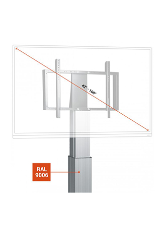 Artikelbild 7 des Artikels “celexon Adjust-42100W – Wandmontierter, elektrisch verstellbarer Display-Ständer “