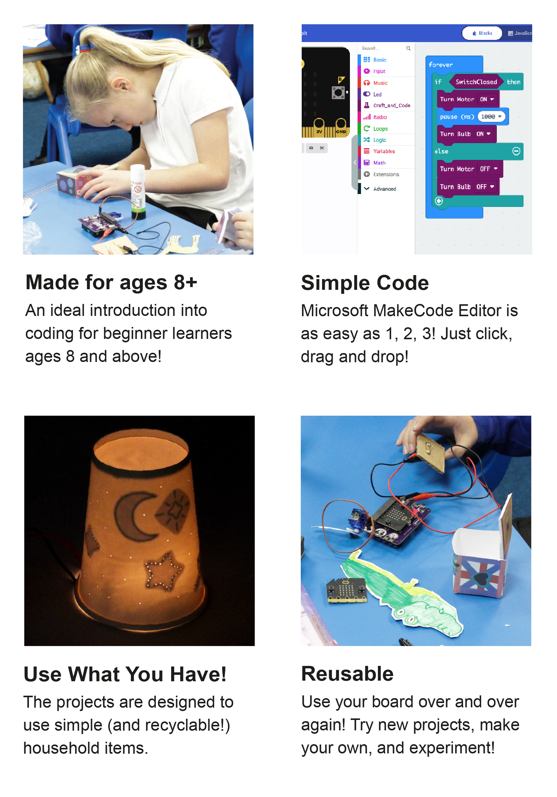 Artikelbild 7 des Artikels “Kitronik Craft & Code für BBC micro:bit – Kreatives Coding-Set “